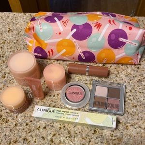 Clinique Makeup Set Mascara Lip Color Moisture Surge Eyes